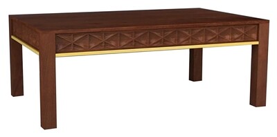 Ivy Coffee Table - Dark Stained Mango Wood
