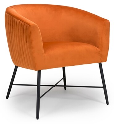 Zara Accent Chair - Pumpkin