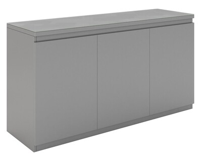 Vivaldi 3 Door Sideboard - Matt Grey | Matt White