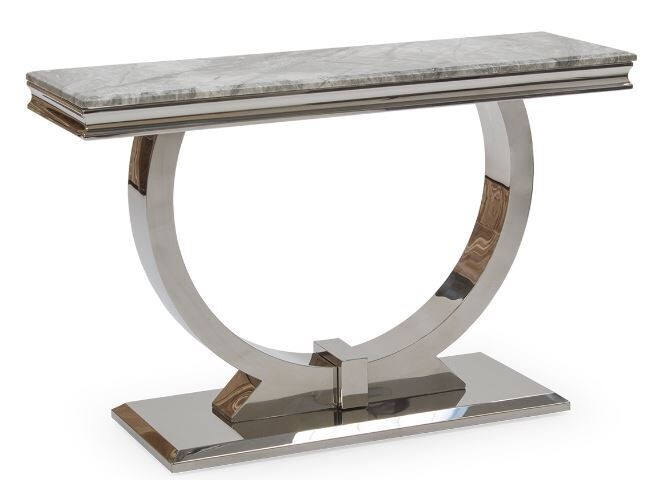 Arianna Console Table - Grey | Cream