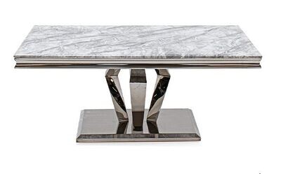 Arturo Coffee Table - Grey Marble Top