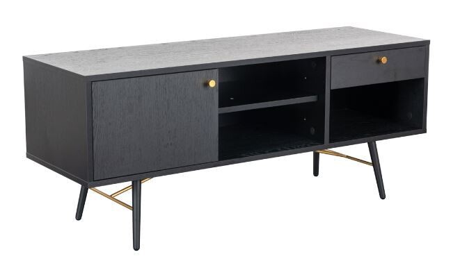 Barcelona TV Unit 1.2 Metre - Black &amp; Copper