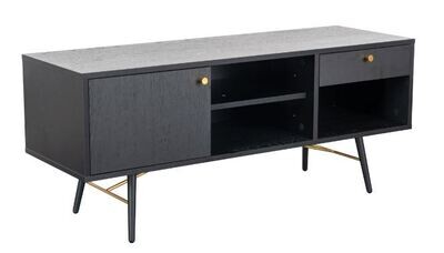 Barcelona TV Unit 1.2 Metre - Black &amp; Copper