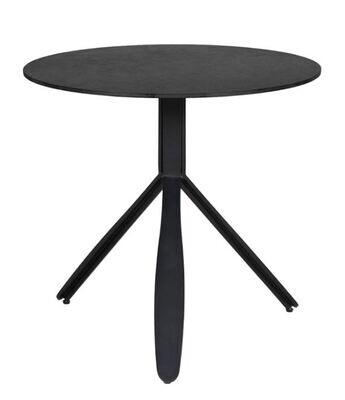 Kya Circular Dining Table 0.8 Metre - Black