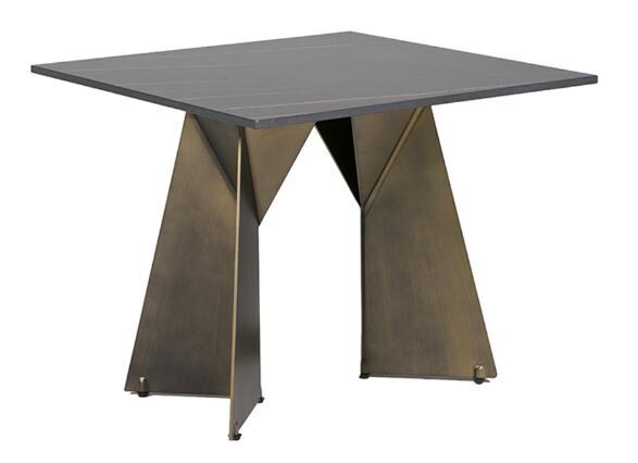 Osiris Lamp Table - Stone Golden Black