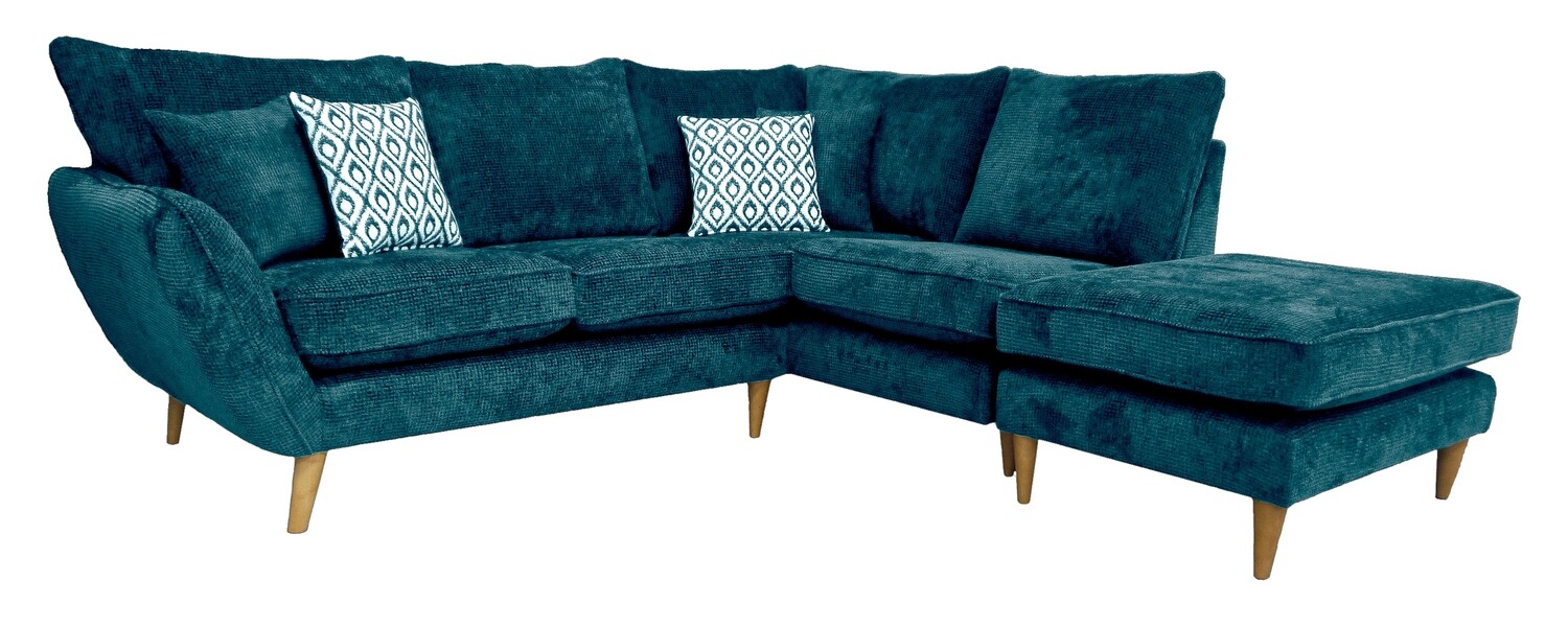 Perth Armless Chaise Group - Monsoon Fabric | Elsie Fabric | Perugia Fabric