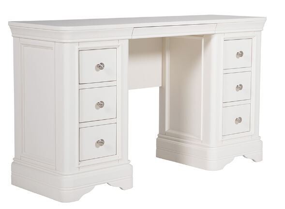 Mabel Dressing Table - Bone White | Taupe