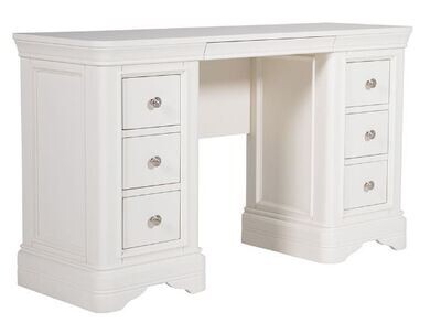Mabel Dressing Table - Bone White | Taupe