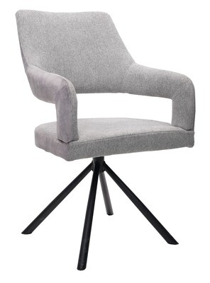 Belle Fabric Dining Chair - Grey | Rust Orange | Sage Green