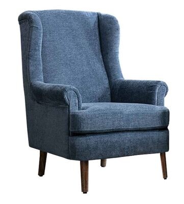 Nina Chair with Storage Footstool - Rust | Denim Blue | Navy