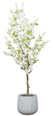 Artificial Cherry Tree 150cm - White