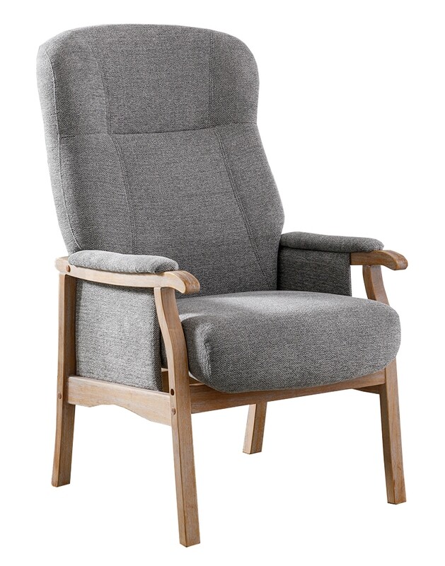 Brandon Armchair - Light Grey | Oatmeal