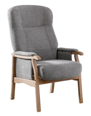 Brandon Armchair - Herbert Grey | Light Grey | Oatmeal