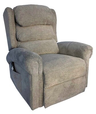 Ohio Lift &amp; Tilt Dual Electric Armchair - Biscuit | Brown