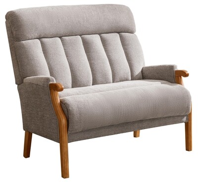 Blaze Fireside Loveseat - Silver