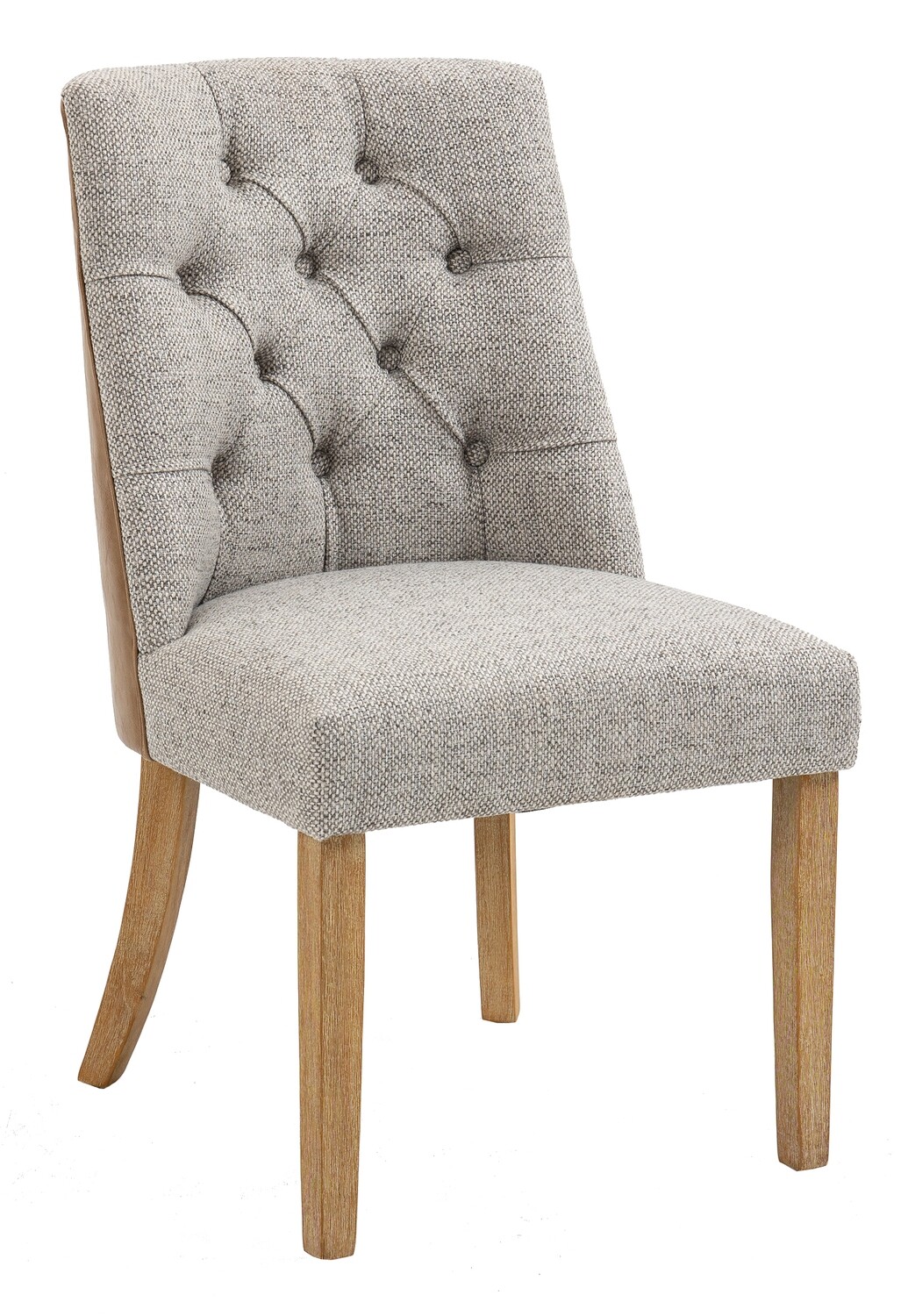 Mayfair Dining Chair - Dove &amp; Tan Fabric