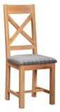 Saoirse Oak X Back Dining Chair