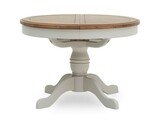 Eden Oak Round Extending Table - 1.1m