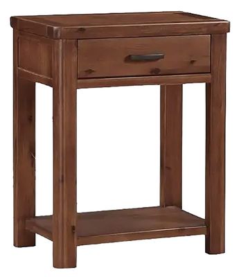 Andorra 1 Drawer Console Table - Dark Wood