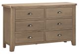 Aylesbury 6 Drawer Chest - Smoked Oak