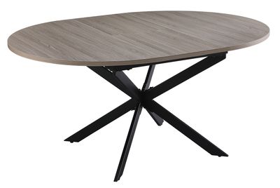 Berlin Oak Extending Round Dining Table 1.2 to 1.6m