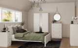 Snowdon White 3ft Mirrored Wardrobe