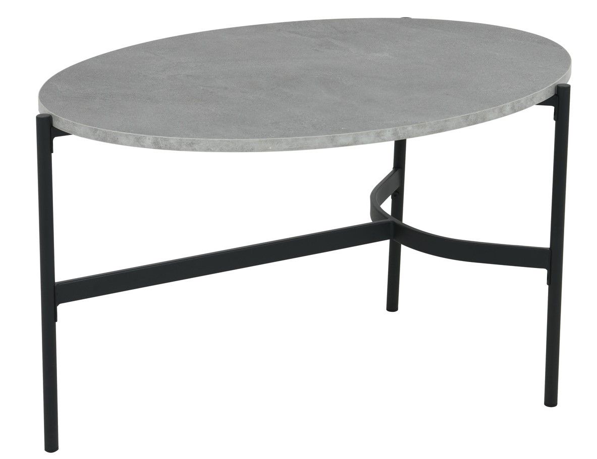Beau Round Coffee Table - Grey