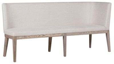 Falun Long Corner Bench - Dark Grey | Natural