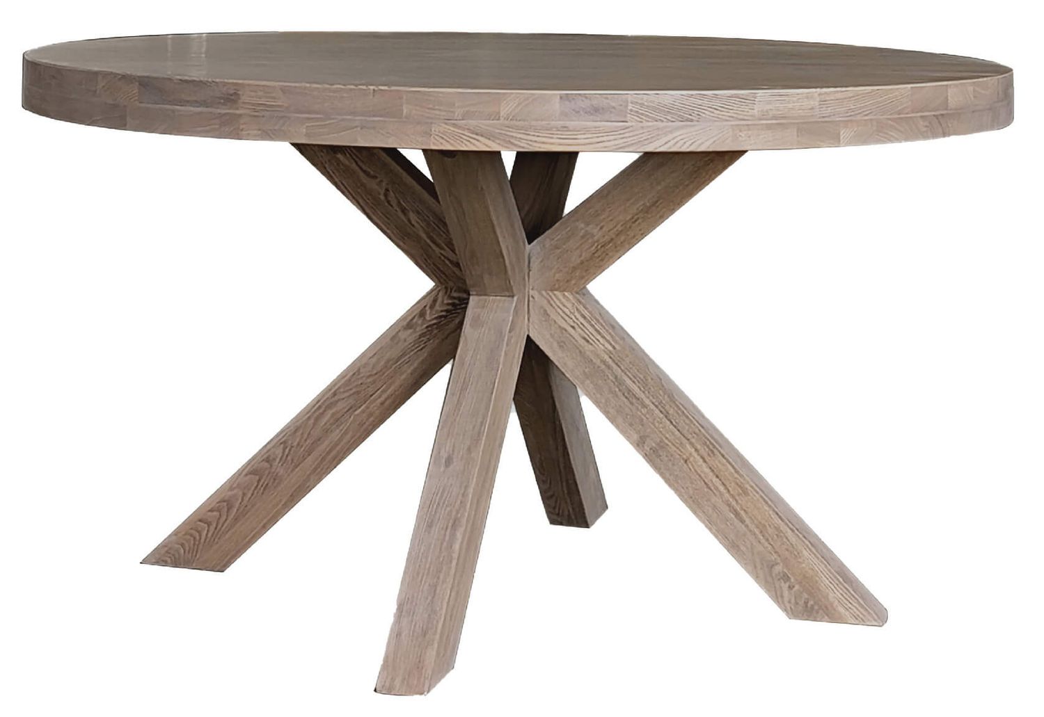 Falun Round Dining Table - Smoked Oak