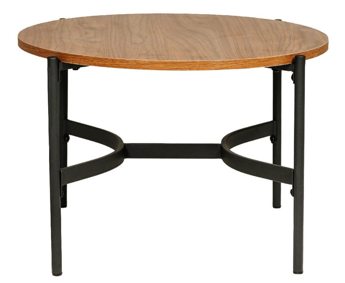 Beau Round Lamp Table - Brown
