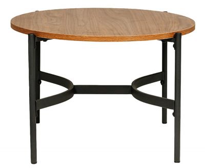 Beau Round Lamp Table - Brown