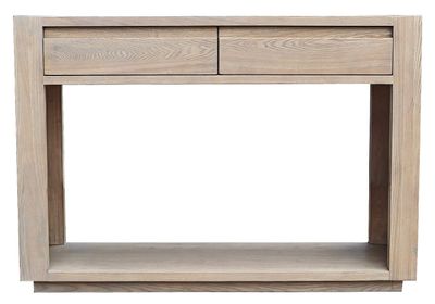 Falun Console Table - Smoked Oak