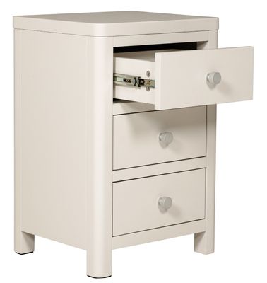 Freya 3 Drawer Bedside Table - Natural