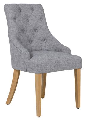 Renata Dining Chair - Natural | Dark Grey
