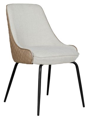 Sadia Dining Chair - Biscuit | Grey