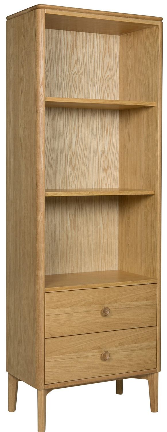 Hadley Open Storage Unit - Natural Oak