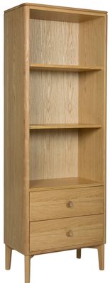Hadley Open Storage Unit - Natural Oak