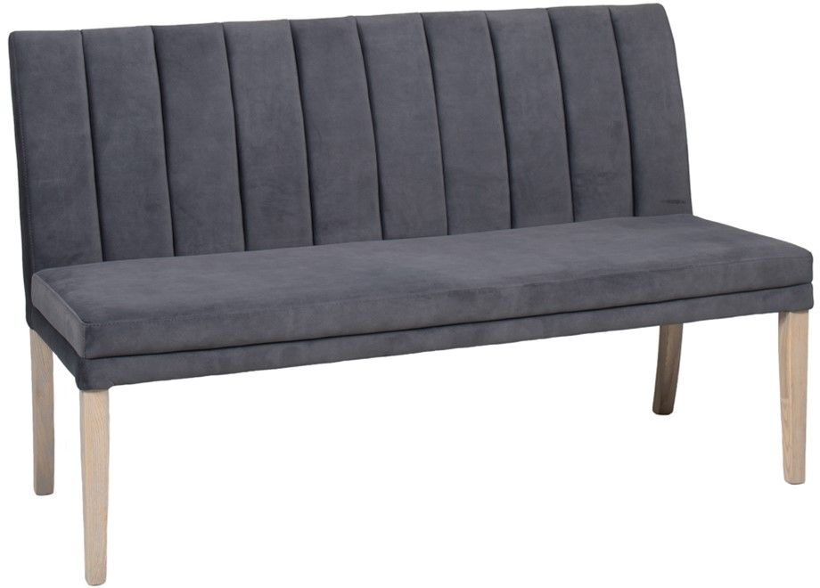 Valent Long Bench - Dark Grey
