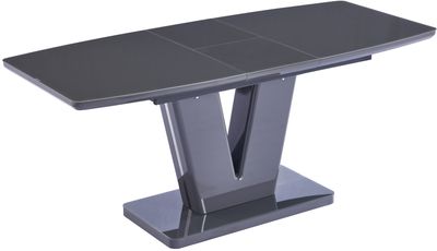 Vicenza Extension Dining Table - Light Grey | Dark Grey