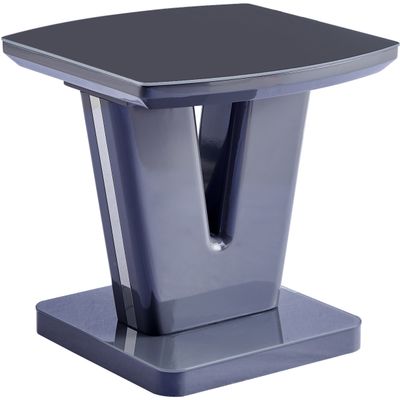 Vicenza Lamp Table - Light Grey | Dark Grey