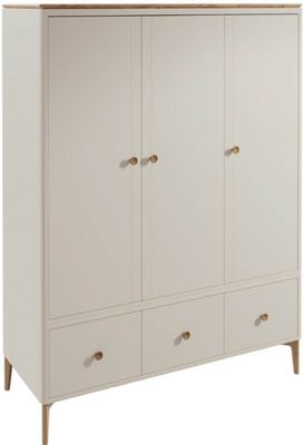 Marlow 3 Door Wardrobe - Cashmere Oak