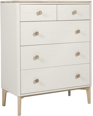 Marlow 5 Drawer Medium Chest - Cashmere Oak