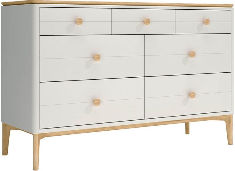 Marlow 7 Drawer Wide Chest - Cashmere Oak