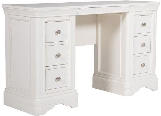 Mabel Dressing Table - Bone White | Taupe