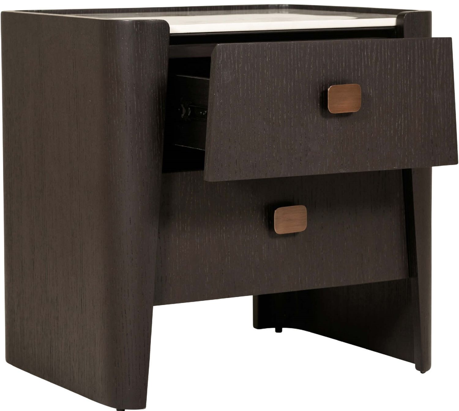 Rhodes Bedside Table - Ebony