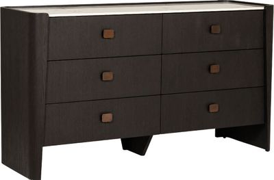 Rhodes 6 Drawer Dressing Chest - Ebony