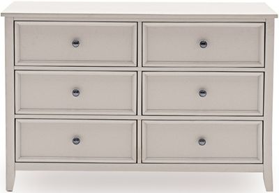 Mila 6 Drawer Wide Chest - Clay