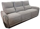 Orbit 3 Seater Power Recliner Sofa - Grey