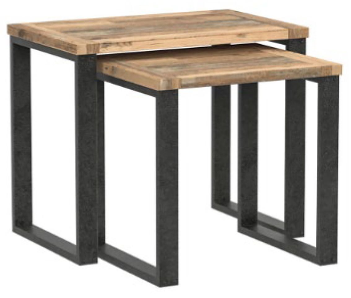 Bronx Nest of 2 Tables - Light Oak