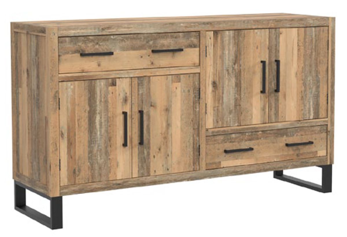 Bronx Large Sideboard - Light Oak